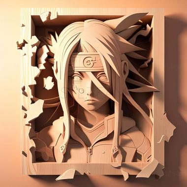 3D модель Персонажи Наруто FEM NARUTO (STL)